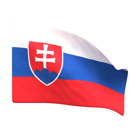 Bandeira da eslováquia  3D Icon