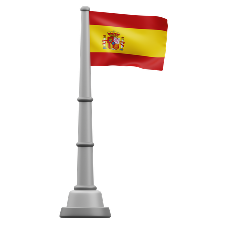 Bandeira da espanha  3D Icon