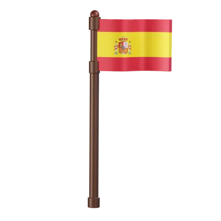 Bandeira da espanha  3D Icon