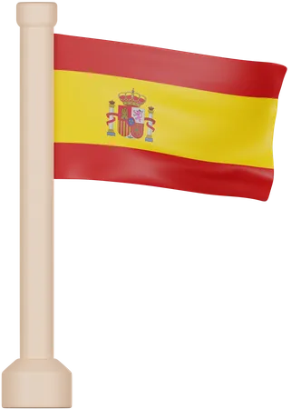 Bandeira da espanha  3D Icon