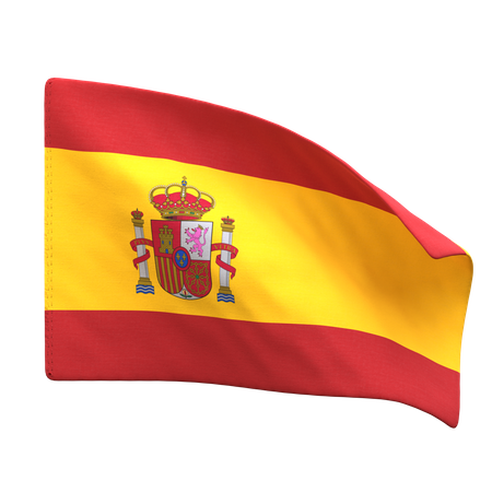 Bandeira da espanha  3D Icon