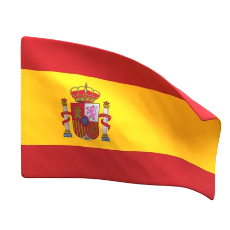 Bandeira da espanha  3D Icon