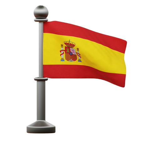 Bandeira da espanha  3D Icon