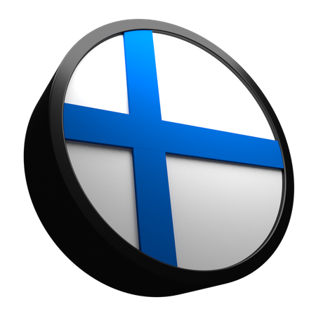Bandeira da Finlândia  3D Flag