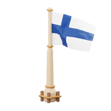Bandeira da Finlândia  3D Icon