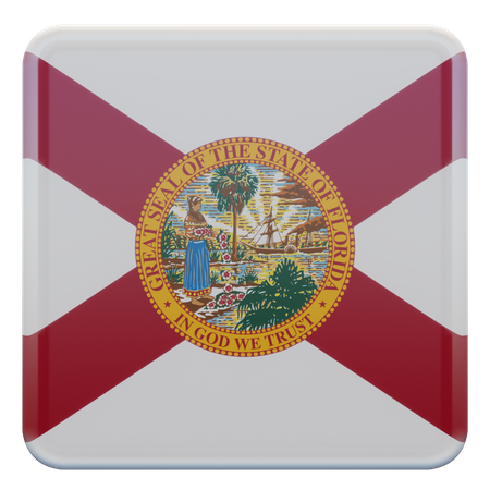 Bandeira da Flórida  3D Flag