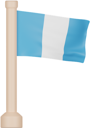 Bandeira da guatemala  3D Icon
