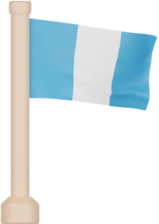 Bandeira da guatemala  3D Icon