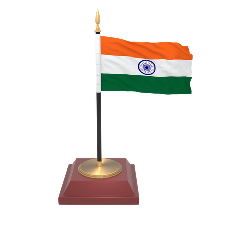 Bandeira da Índia  3D Icon