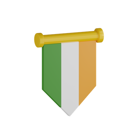 Bandeira indiana  3D Icon