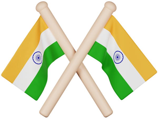 Bandeira indiana  3D Icon