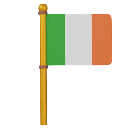 Bandeira irlandesa  3D Icon