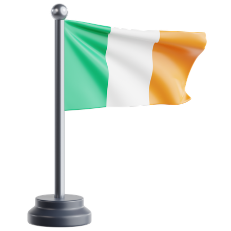 Bandeira irlandesa 2  3D Icon