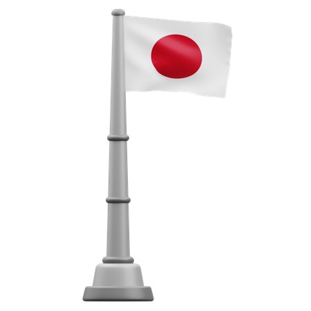 Bandeira do japão  3D Icon