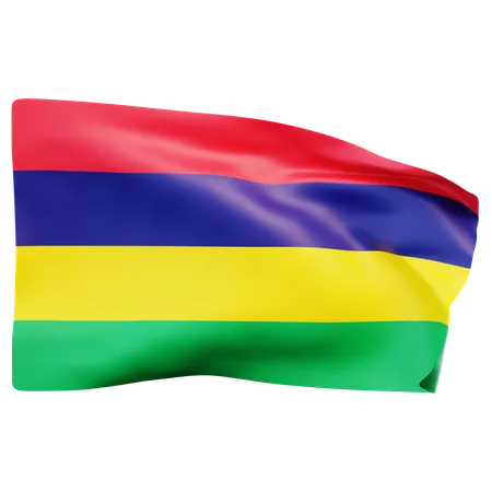 Bandeira das Maurícias  3D Icon