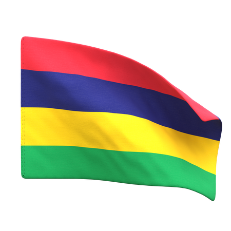 Bandeira das Maurícias  3D Icon