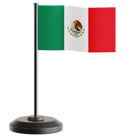 Bandeira mexicana 2  3D Icon