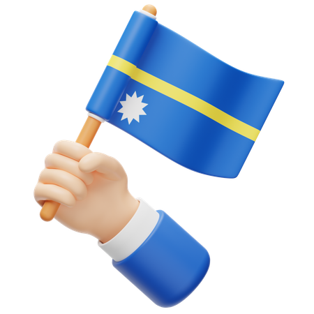 Bandeira de nauru  3D Icon