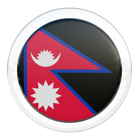 Bandeira do nepal  3D Flag