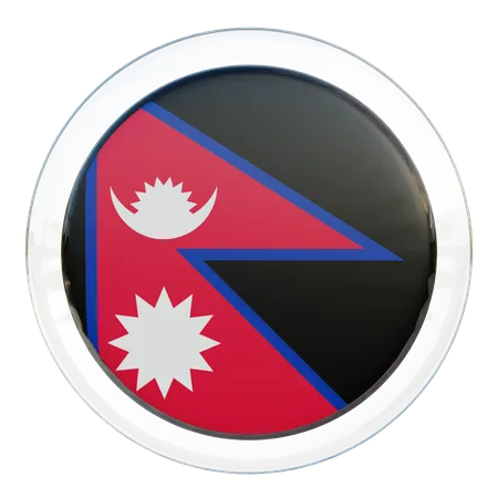 Bandeira do nepal  3D Flag