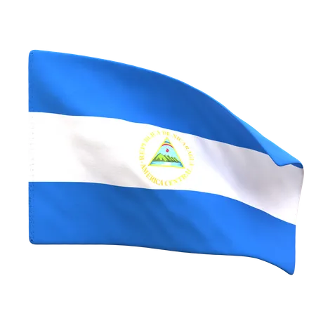 Bandeira da Nicarágua  3D Icon