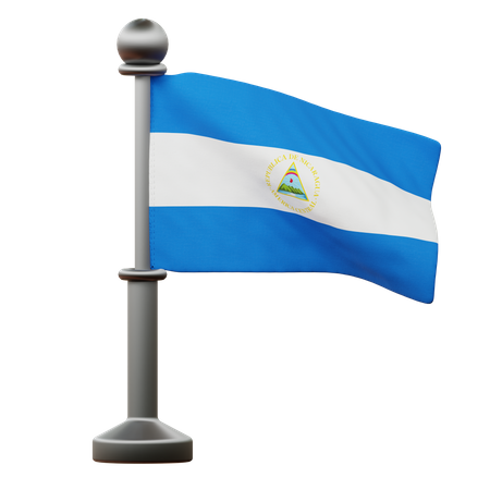 Bandeira da Nicarágua  3D Icon