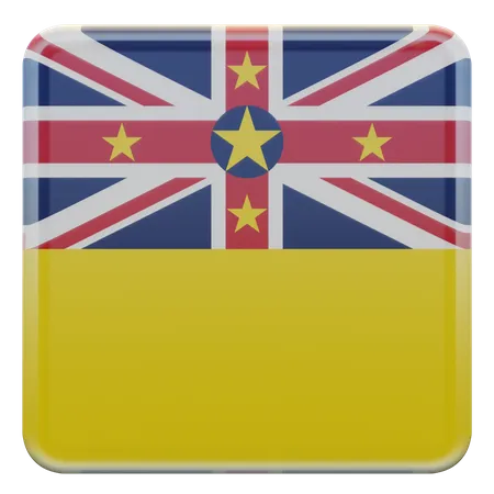 Bandeira niue  3D Flag