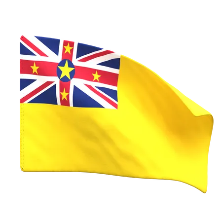 Bandeira niue  3D Icon