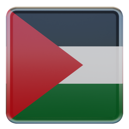 Bandeira da Palestina  3D Flag