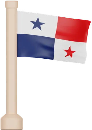 Bandeira do panamá  3D Icon