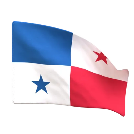 Bandeira do panamá  3D Icon