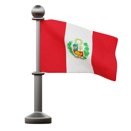 Bandeira do peru  3D Icon