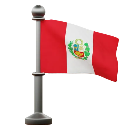 Bandeira do peru  3D Icon