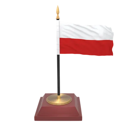 Bandeira da Polônia  3D Icon