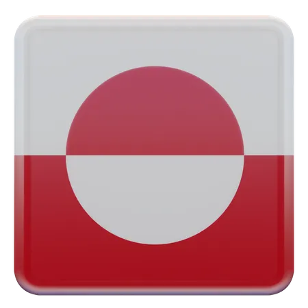 Bandeira da Praça da Groenlândia  3D Icon