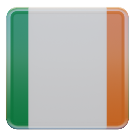 Bandeira da Praça da Irlanda  3D Icon