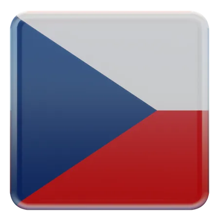 Bandeira da Praça da República Tcheca  3D Icon