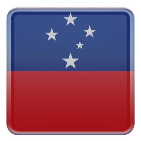 Bandeira da Praça Samoa  3D Icon