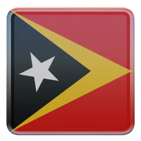 Bandeira da Praça de Timor Leste  3D Icon