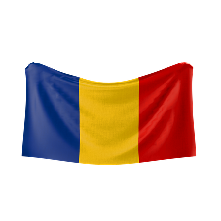 Bandeira da Romênia  3D Icon