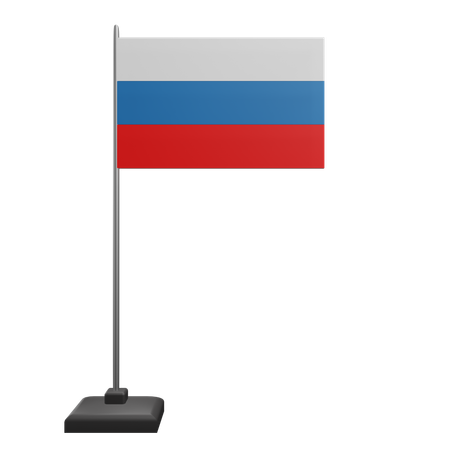 Bandeira da Rússia  3D Icon