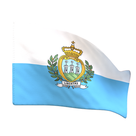 Bandeira de São Marino  3D Icon