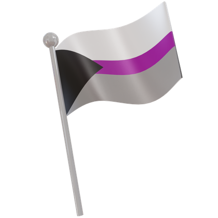 Bandeira semissexual  3D Flag