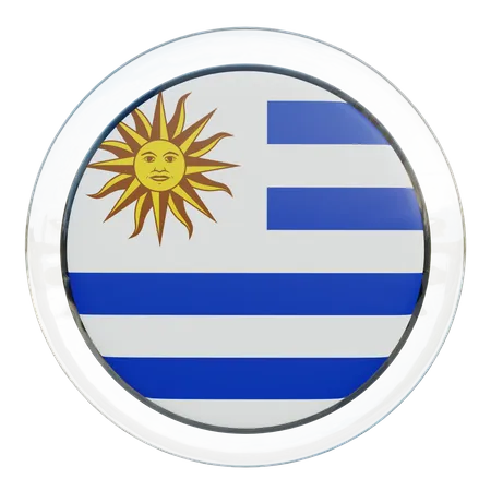 Bandeira do Uruguai  3D Flag