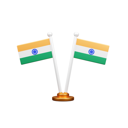 Bandeiras indianas  3D Icon