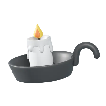 Bandeja de velas  3D Illustration