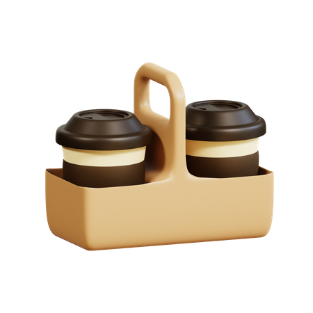 Bandeja para xícara de café  3D Icon