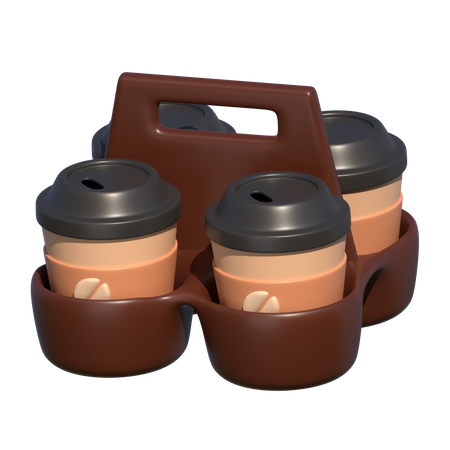 Bandeja para taza de café  3D Icon