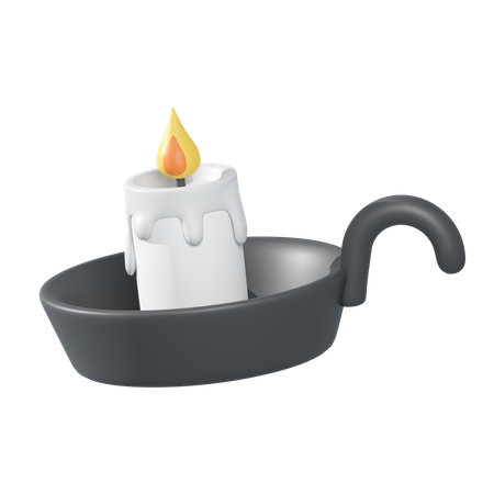 Bandeja para velas  3D Illustration