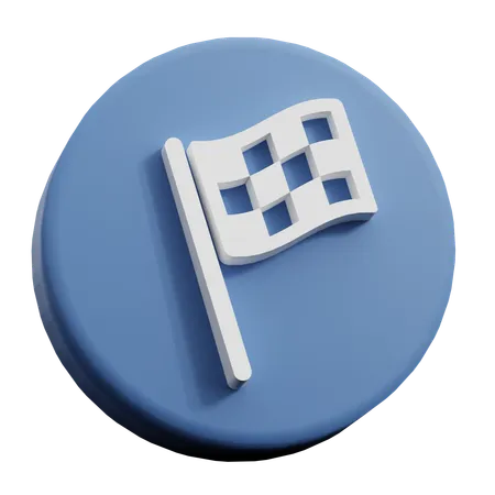 Bandera  3D Icon